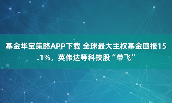 基金华宝策略APP下载 全球最大主权基金回报15.1%，英伟达等科技股“带飞”
